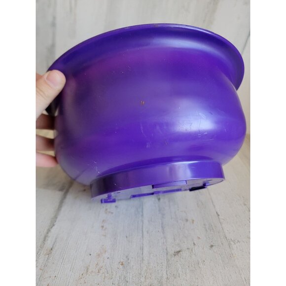 Gemmy purple AS IS candy bowl happy Halloween hand prop - Picture 11 of 13